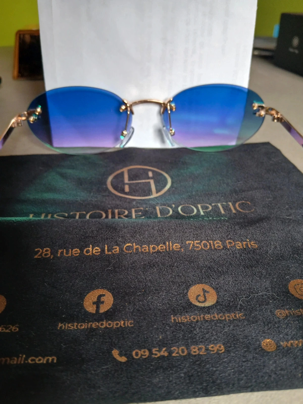 Designer Glasses Histoire d’Optic – Luxury Model – Full Set – photo 8